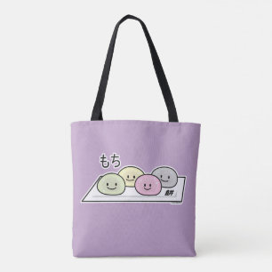 Cute Mochi ice cream rice cake Japanese green tea Tote Bag