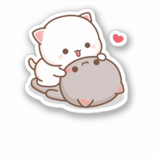 Cute Mochi Peach Cat
