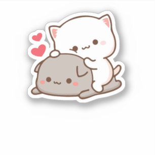 Cute Mochi Peach Cat