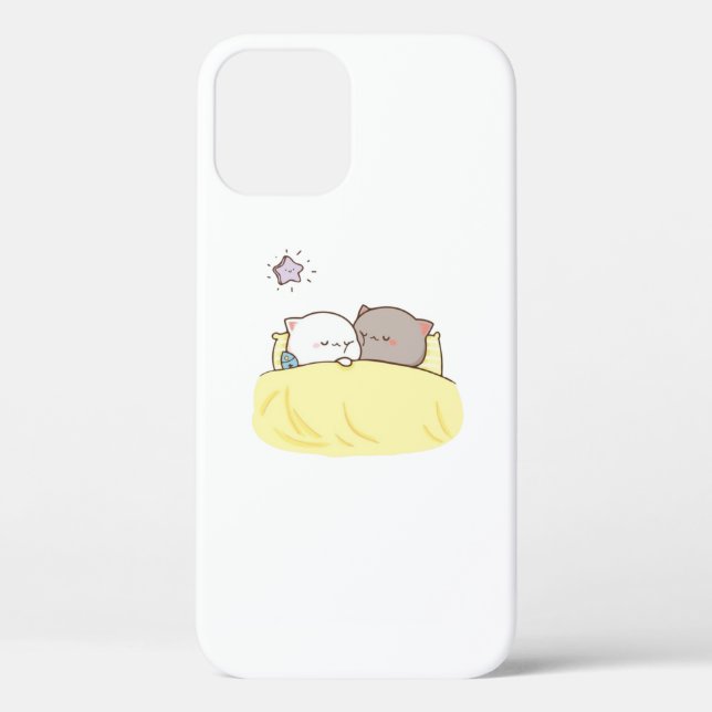 Cute Mochi Peach Cat Case-Mate iPhone Case (Back)