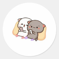 Cute Mochi Peach Cat