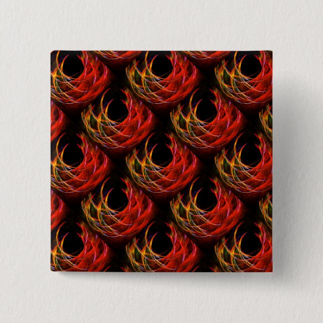 Cute Modern Boho Elegant Abstract Art Pattern #503 15 Cm Square Badge (Front)