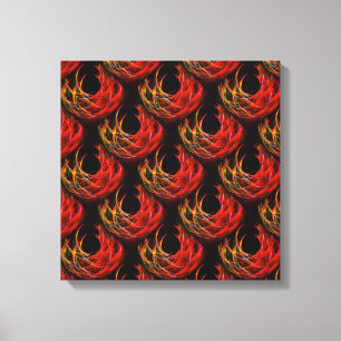 Cute Modern Boho Elegant Abstract Art Pattern #503 Canvas Print