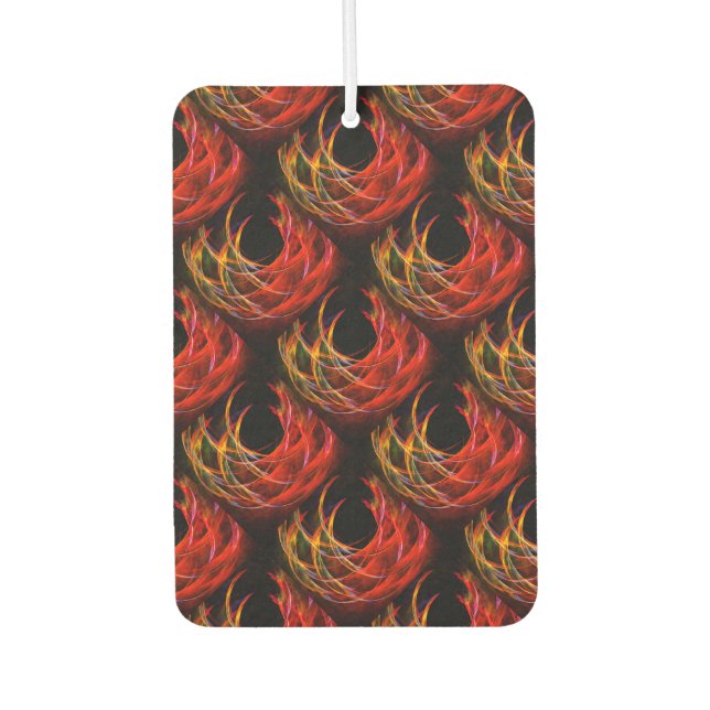 Cute Modern Boho Elegant Abstract Art Pattern #503 Car Air Freshener (Front)