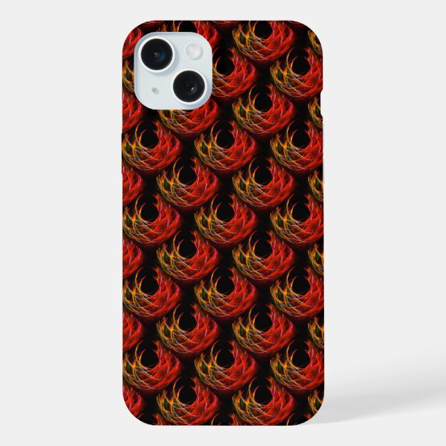 Cute Modern Boho Elegant Abstract Art Pattern #503 iPhone Case (Back)