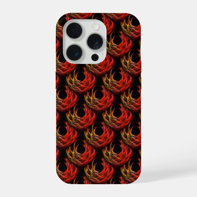 Cute Modern Boho Elegant Abstract Art Pattern #503 iPhone Case (Back)