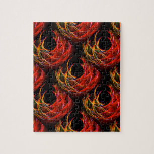 Cute Modern Boho Elegant Abstract Art Pattern #503 Jigsaw Puzzle