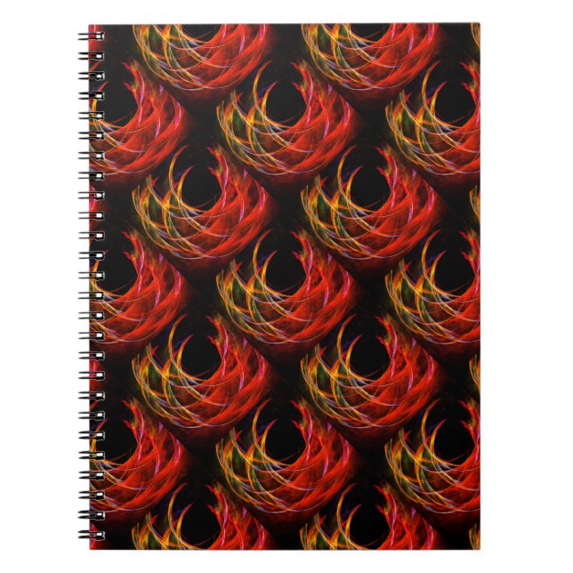 Cute Modern Boho Elegant Abstract Art Pattern #503 Notebook (Front)