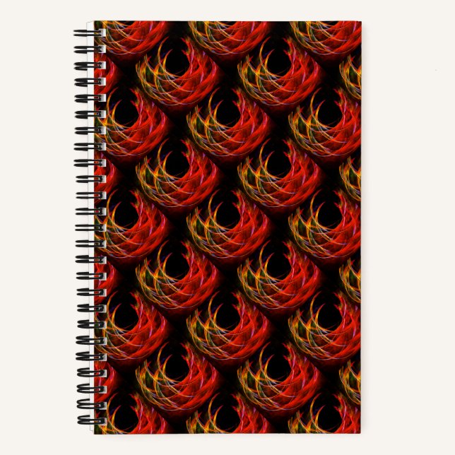 Cute Modern Boho Elegant Abstract Art Pattern #503 Notebook (Front)