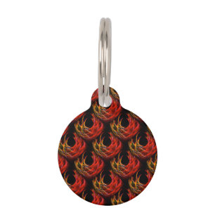Cute Modern Boho Elegant Abstract Art Pattern #503 Pet Tag