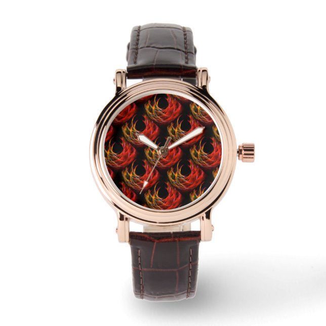 Cute Modern Boho Elegant Abstract Art Pattern #503 Watch (Front)