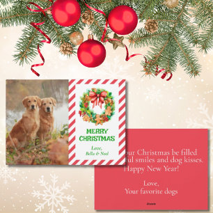 Cute Modern Christmas Pet Photo Template