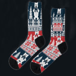 Cute & Modern Christmas  Snowman Knitted  Socks<br><div class="desc">Trendy,  one-of-a-kind designs,  trendy and modern Christma Snowman knit socks,  t-shirts,  sweatshirts,  and more.  Embark on this momentous event with your loved ones and friends and enjoy one of our chic Holiday Knitted Designs for a Merry Christmas</div>