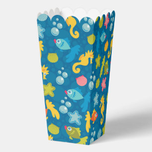 Cute Modern Colourful Fish Sea Animals Nature Kids Favour Box