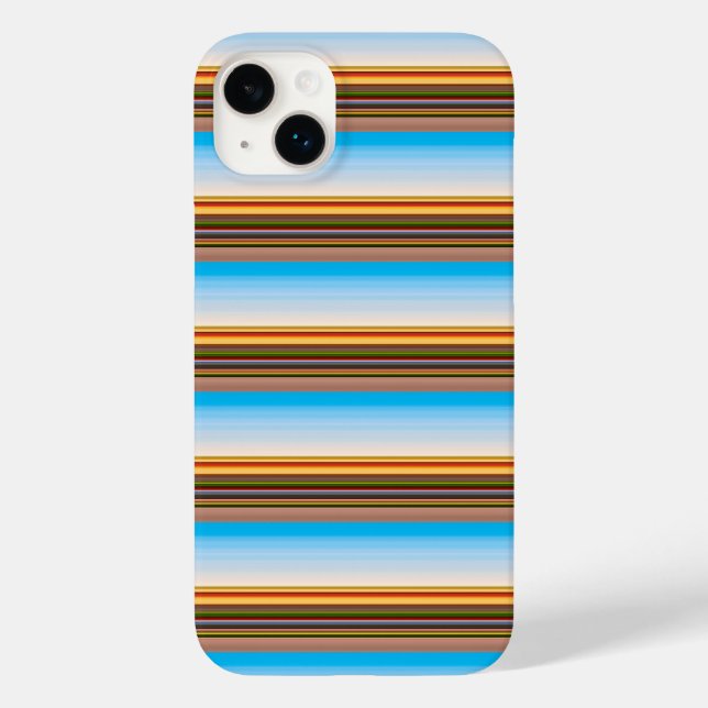 Cute modern colourful stripes  Case-Mate iPhone case (Back)