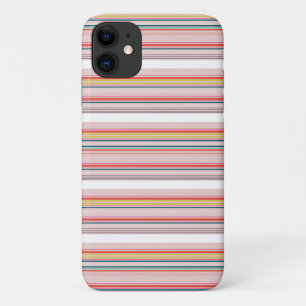 Cute modern colourful stripes Case-Mate iPhone case