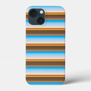 Cute modern colourful stripes  iPhone 13 mini case