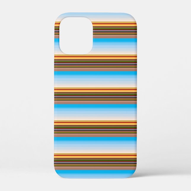Cute modern colourful stripes  Case-Mate iPhone case (Back)