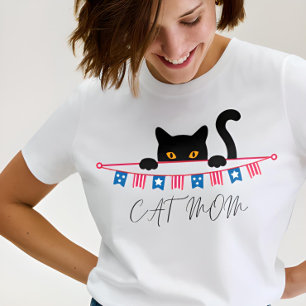 Cute Modern design  cat lover mom  T-Shirt