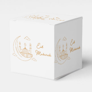Cute Modern Eid Mubarak Eid Goodie Favour Box