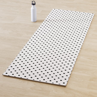Cute modern elegant polka dots  yoga mat