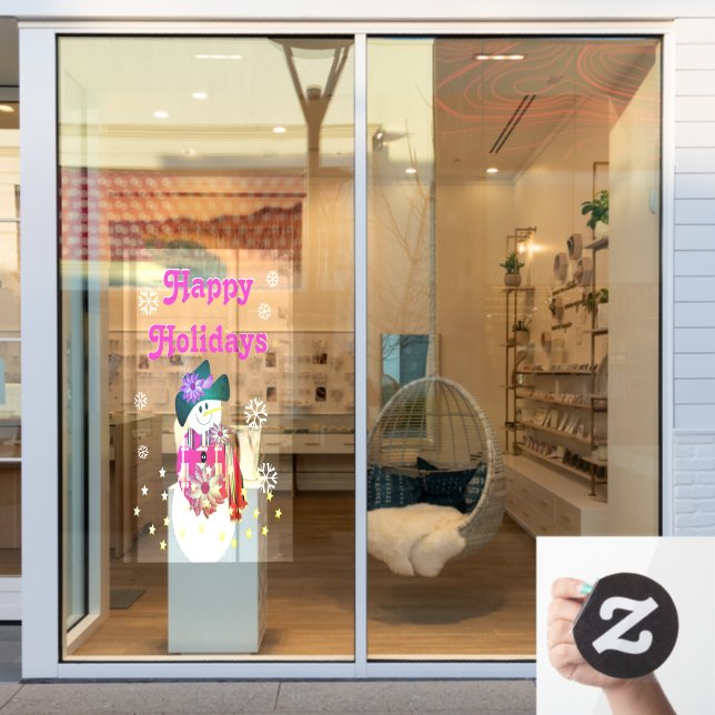 Cute Modern For Glass Decorative Window Cling (Store Window)
