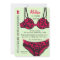 Cute Modern Fun Lingerie Bridal Shower Invite