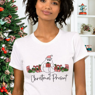 Cute Modern Funny Christmas T-Shirt