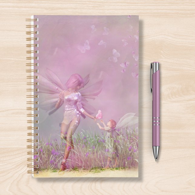 Cute Modern Girly Pink Butterfly Fairies Planner (Creator Uploaded)