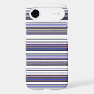 Cute modern grey blue stripes