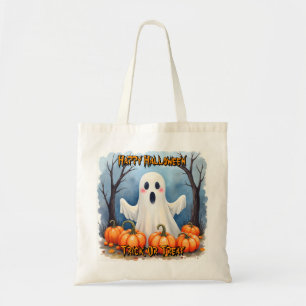 Cute Modern Halloween Spooky Collection Tote Bag