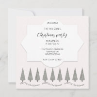 Cute Modern Houndstooth Merry Christmas