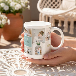 Cute Modern Mama Photo Collage Gift Coffee Mug