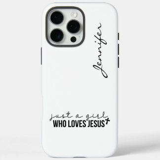 Cute Modern Minimalist Faith iPhone 16 Pro Max Case