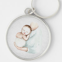 Cute Modern Mother & Baby Doula Midwife Watercolor