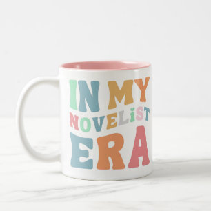 Cute Modern Novelist Two-Tone Coffee Mug