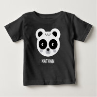 Cute Modern Panda Face Personalised