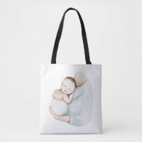 Cute Modern Pregnancy Mum & Baby Simple Watercolor