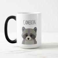 Cute Modern racoon illustration Personalised