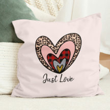 Cute Modern Red Heart Happy Valentines Day Gift 