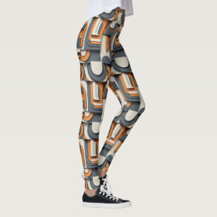 Cute Modern tiled pattern Leggings