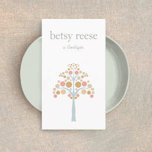 Cute Modern Tree Business Card
