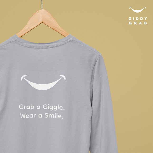 Cute Modern Typography Smile Simple T-Shirt (Creator Uploaded)