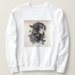 Cute modern uncommon Newlywed Gift for her Wifey Sweatshirt