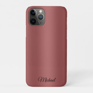 Cute Modern  Watercolor gradient solid red colour  Case-Mate iPhone Case