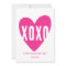 Cute Modern XOXO Heart Personalised Valentine's
