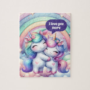Cute Mom Daughter love more  Jigsaw Puzzle