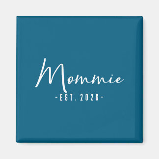 Cute Mommie Est Baby Announcement Mommie Magnet