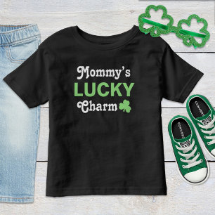 Cute Mommys Lucky Charm Green St Patricks Day Toddler T-Shirt