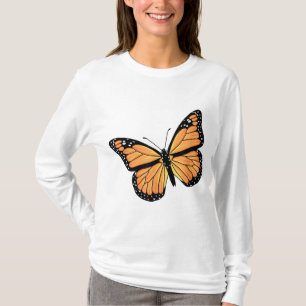 Cute Monarch Butterfly Art Men Women Garden Butter T-Shirt